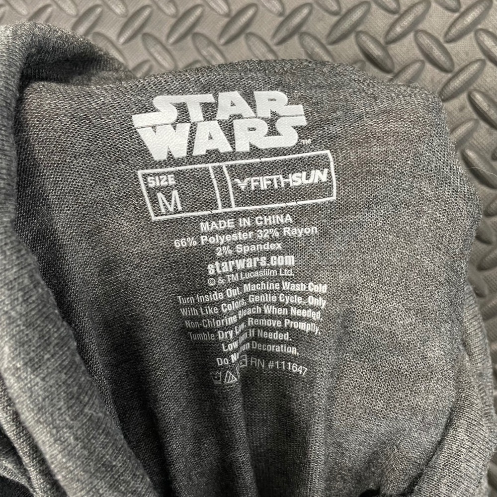 Star Wars V Fifth Sun Cowl Neck Pullover Gray Sweater Women's Size‎ Medium - Picture 2 of 7
